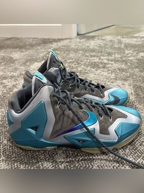 Nike LeBron 11 Gamma Blue Basketball Shoes Mens U.S. 12